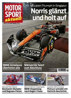 Motorsport aktuell – 24 September 2024