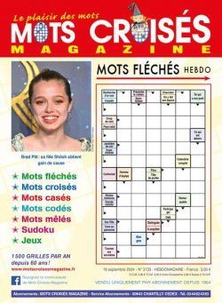 Mots Croises Magazine – 19 Septembre 2024