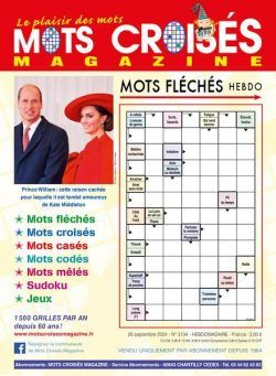 Mots Croises Magazine – 26 Septembre 2024