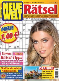 Neue Welt Ratsel – November-Dezember 2024