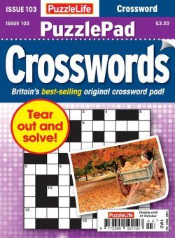 PuzzleLife PuzzlePad Crosswords – Issue 103 2024