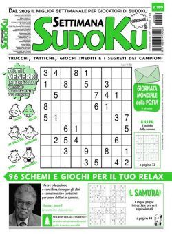 Settimana Sudoku – 4 Ottobre 2024