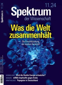 Spektrum der Wissenschaft – November 2024