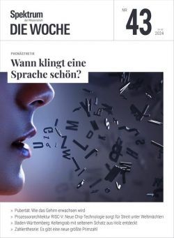 Spektrum Die Woche – 24 Oktober 2024