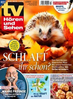 TV HOren und Sehen – 18 Oktober 2024