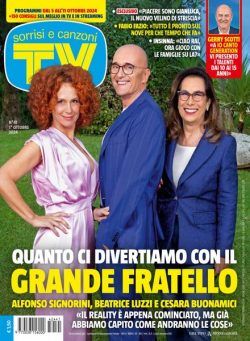 TV Sorrisi e Canzoni – 1 Ottobre 2024