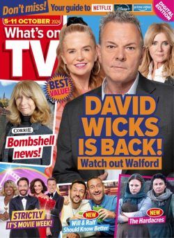 What’s on TV – 5 October 2024