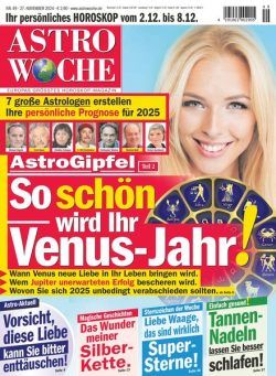 Astrowoche – 27 November 2024