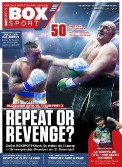 BoxSport – November-Dezember 2024