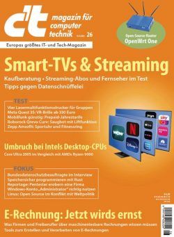 ct Magazin fur Computertechnik – 15 November 2024