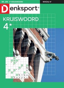 Denksport Kruiswoord 4 – 14 November 2024