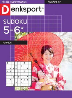 Denksport Sudoku 5-6 genius – 14 November 2024