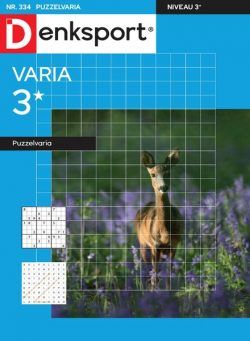 Denksport Varia 3 Puzzelvaria – 21 November 2024