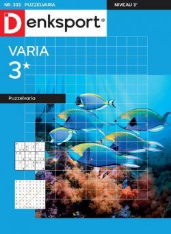 Denksport Varia 3 Puzzelvaria – 24 Oktober 2024