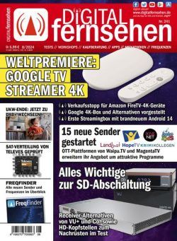 Digital Fernsehen – Ausgabe 8 2024