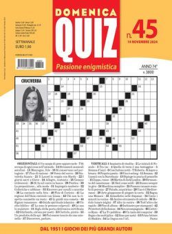 Domenica Quiz – 14 Novembre 2024