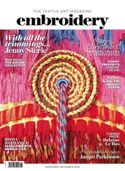 Embroidery Magazine – November-December 2024