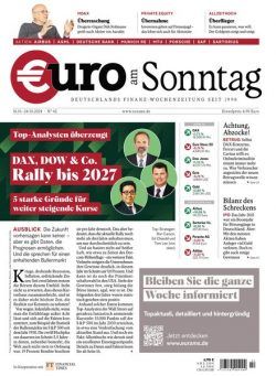 Euro am Sonntag – 18 Oktober 2024