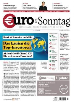 Euro am Sonntag – 25 Oktober 2024