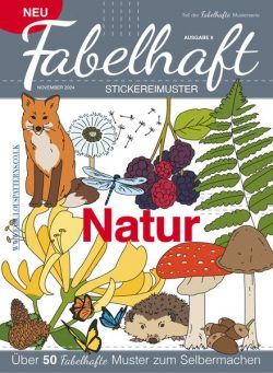 Fabelhaft Stickereimuster – Nature – November 2024