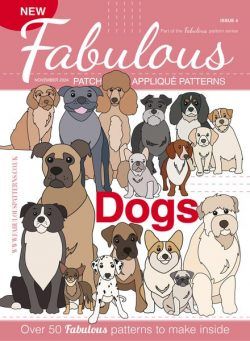 Fabulous Patchwork Applique Patterns – Dogs – November 2024