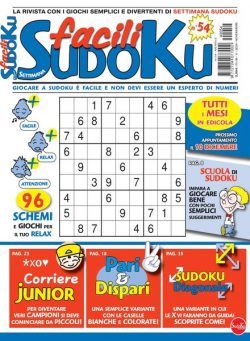 Facili Sudoku – Novembre 2024