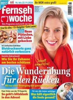 Fernsehwoche – 8 November 2024