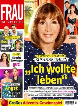 Frau im Spiegel – 13 November 2024