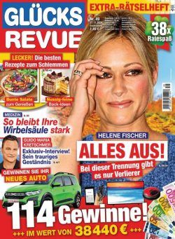 Glucks Revue – 26 November 2024