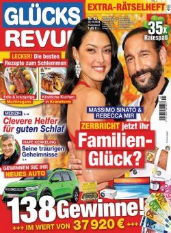 Glucks Revue – 29 Oktober 2024