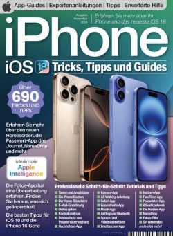 iPhone und iOS 18 Tricks Tipps und Guides – November 2024