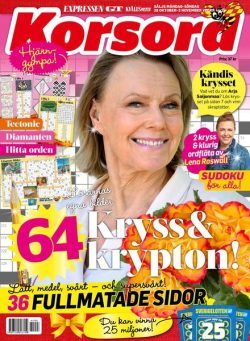 Korsord – 28 Oktober 2024