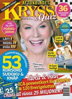 Kryss & Quiz – 4 November 2024