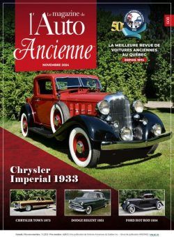 L’Auto Ancienne – Novembre 2024