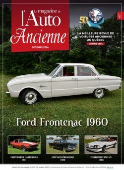 L’Auto Ancienne – Octobre 2024