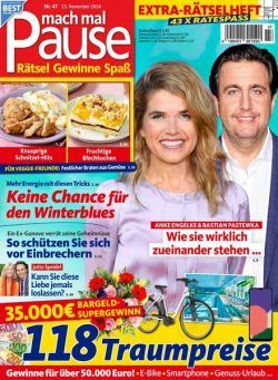 Mach mal Pause – 13 November 2024