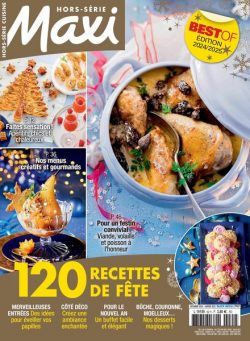 Maxi – Hors-Serie Cuisine N 62 – Decembre 2024 – Janvier 2025