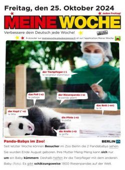 Meine Woche – 24 Oktober 2024