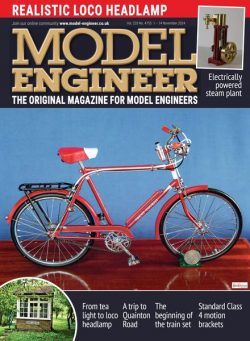 Model Engineer – 1 November 2024