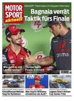 Motorsport aktuell – 12 November 2024