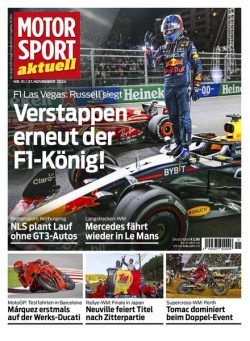 Motorsport aktuell – 26 November 2024