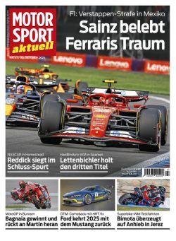 Motorsport aktuell – 29 Oktober 2024