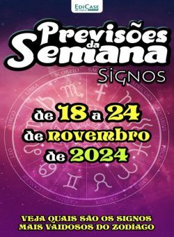 Previsoes da Semana – 18 Novembro 2024