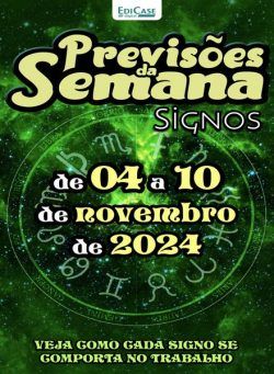 Previsoes da Semana – 4 Novembro 2024