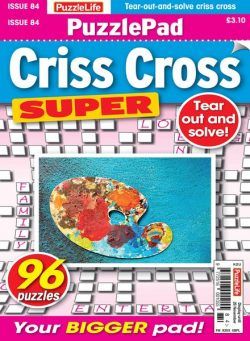 PuzzleLife PuzzlePad Criss Cross Super – Issue 84 2024