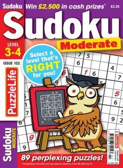 PuzzleLife Sudoku Moderate – October 2024