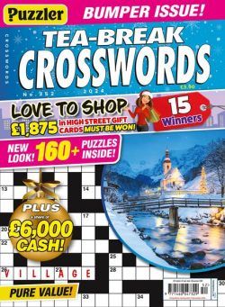 Puzzler Tea-Break Crosswords – Issue 352 2024