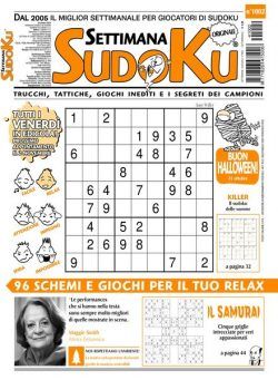 Settimana Sudoku – 25 Ottobre 2024