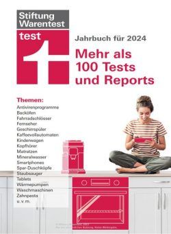 Stiftung Warentest Test – Jahrbuch fur 2024