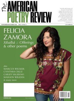 The American Poetry Review – November-December 2024